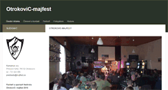Desktop Screenshot of majfest.cz