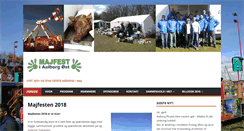 Desktop Screenshot of majfest.dk