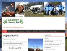 Tablet Screenshot of majfest.dk